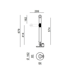 STILNOVO Periscopio 9055, 9056, 9057 regulowana lampka biurkowa