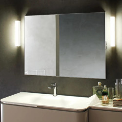 LINEA LIGHT KIOO 7904/5/6/7 kinkiet LED biały, alu IP44 33cm lub 63cm