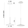 LINEA LIGHT POE 8350/1/3/4 pendant lamp LED 7W