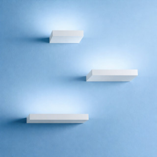 LINEA LIGHT REGOLO MONO kinkiet LED biały, czarny, szary 15cm-61cm