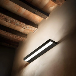 LINEA LIGHT REGOLO DOUBLE BI kinkiet LED biały, czarny, szary 15-61cm