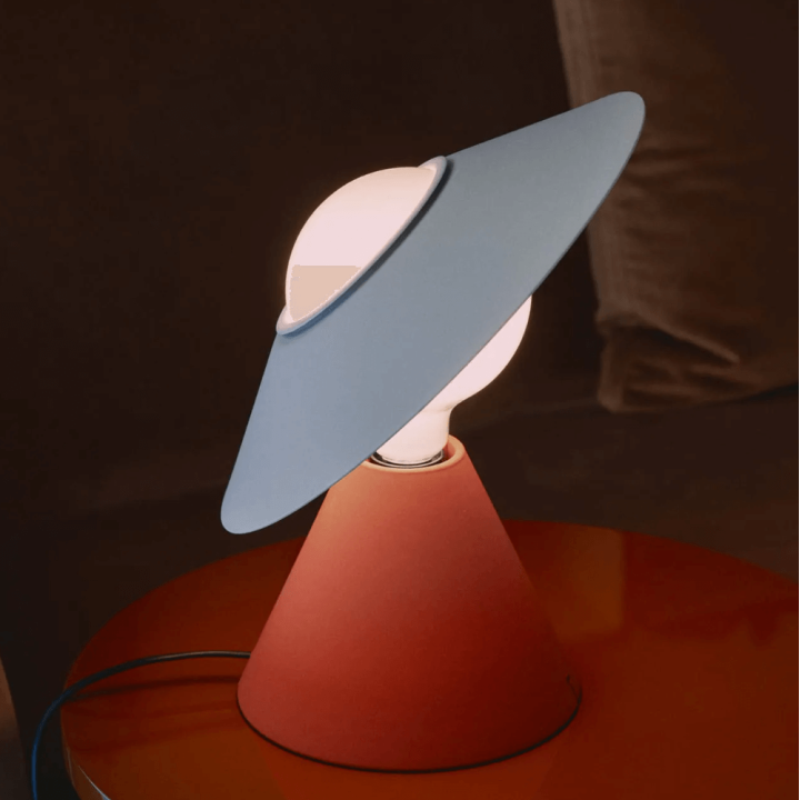 STILNOVO FANTE 8966, 8968 lampa stołowa E27 czarna, terakota