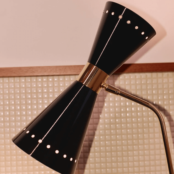 STILNOVO MEGAFONO 9574, 9575 lampa stołowa 2xE14