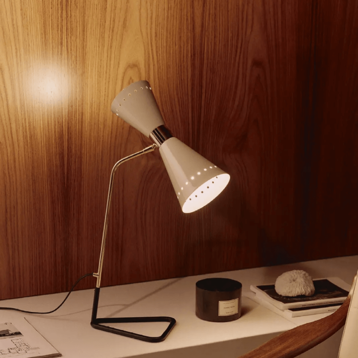 STILNOVO MEGAFONO 9574, 9575 lampa stołowa 2xE14