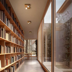 Linea Light BEEBO S 8460/1/2 biała, czarna, dąb lampa sufitowa LED 11W