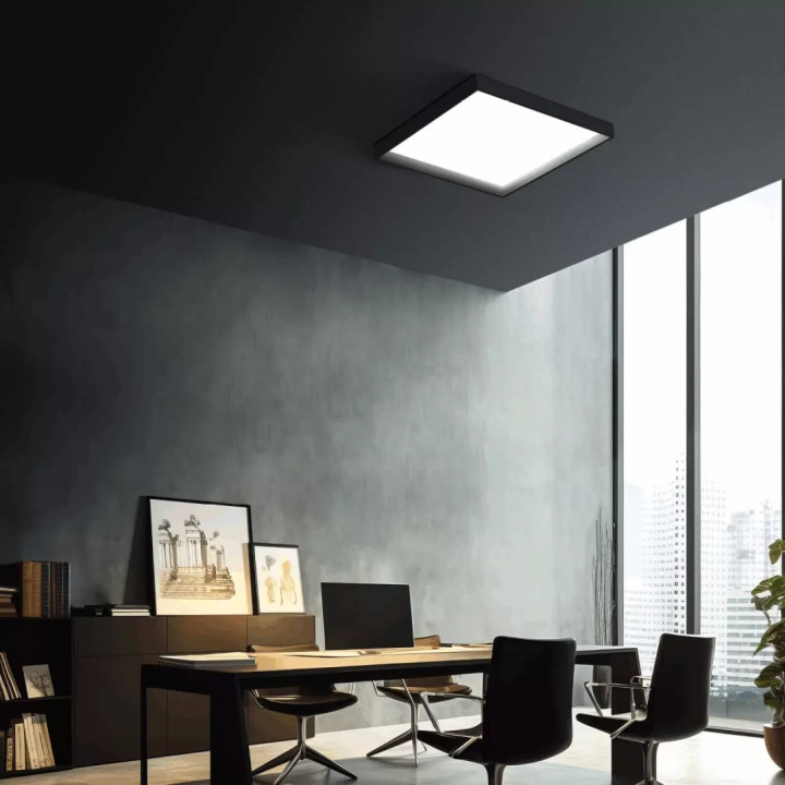 LINEA LIGHT TARA Q 8325/6/7/8 plafon LED 30, 40, 50cm biały kwadrat