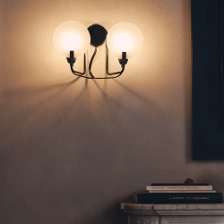 STILNOVO BUGIA 9692, 9693, 9694, 9695, 9696 wall lamp 2xE27 5 colors