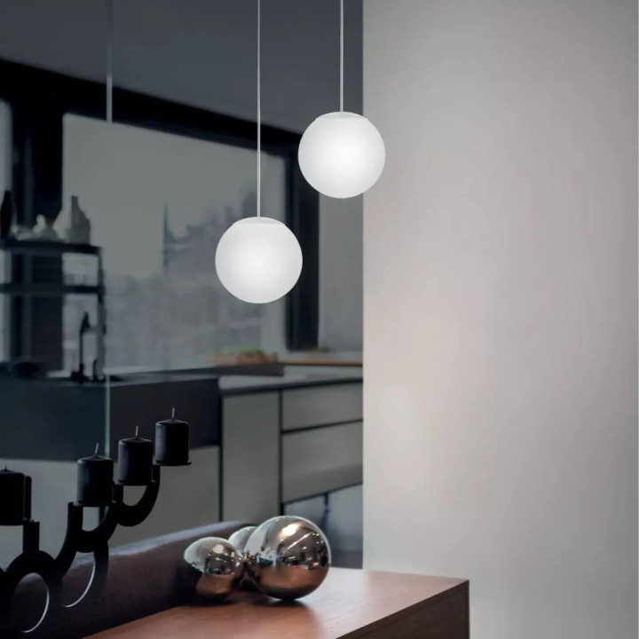 LINEA LIGHT OH!P lampa wisząca kula LED 14cm-74cm IP20, IP65