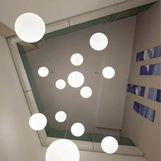 LINEA LIGHT OH!P lampa wisząca kula LED 14cm-74cm IP20, IP65