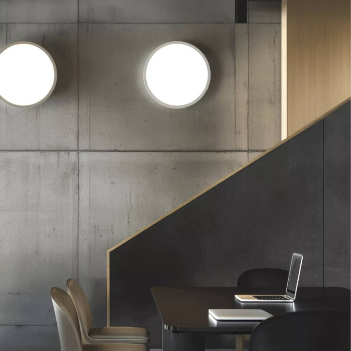 LINEA LIGHT BOX SR white, round surface LED ceiling S, M, L, XL