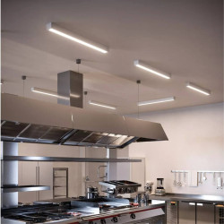 LINEA LIGHT BOX 8260 white elongated surface light 127cm 3000K-4000K