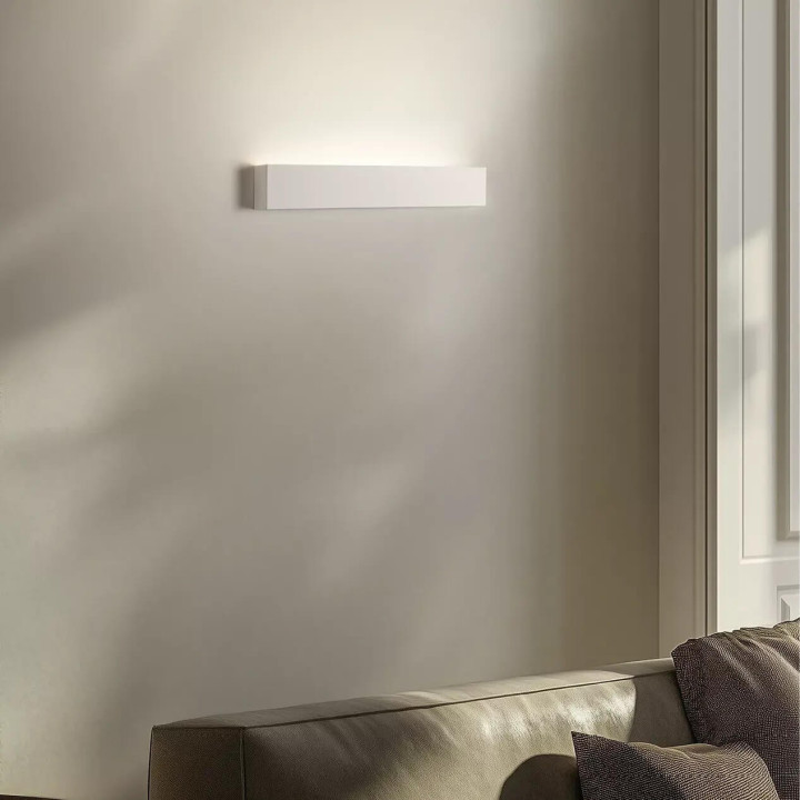 LINEA LIGHT Box W1 kinkiet LED biały, czarny, mosiądz, miedź, beton