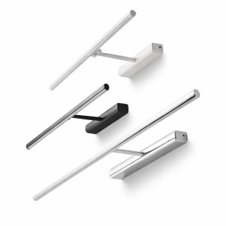 LINEA LIGHT Straight_W 8208, 8209 kinkiet LED biały, chrom, czarny