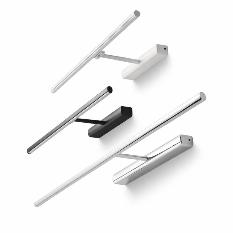 LINEA LIGHT Straight_W 8208, 8209 LED wall light white, chrome, black