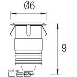 LEDS-C4 Gea recessed lamp 1W