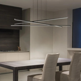 LINEA LIGHT Straight_P3 white, black, chrome 102cm, 152cm