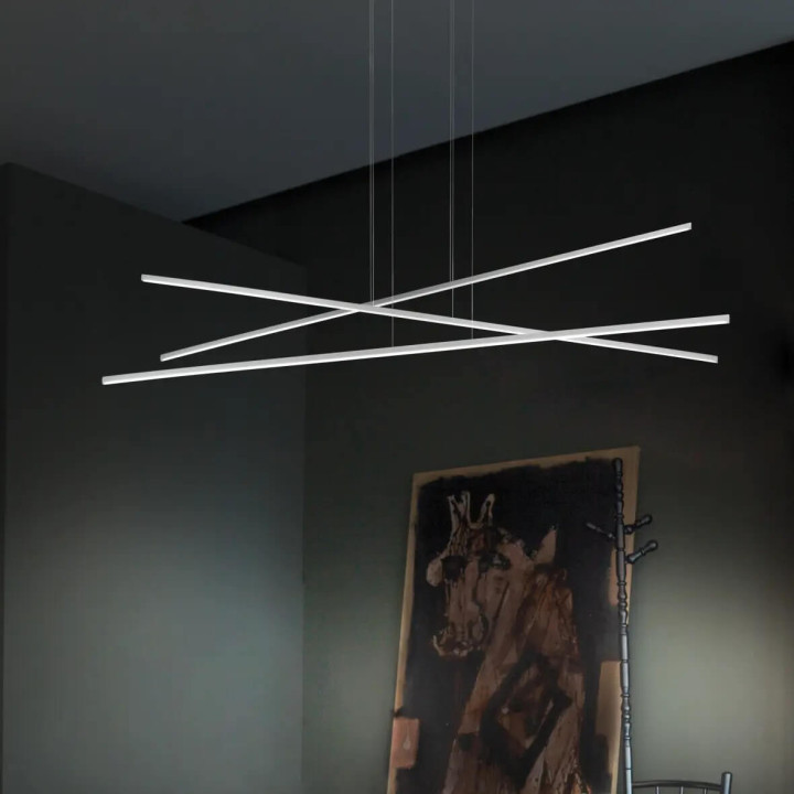 LINEA LIGHT Straight_P3 white, black, chrome 102cm, 152cm