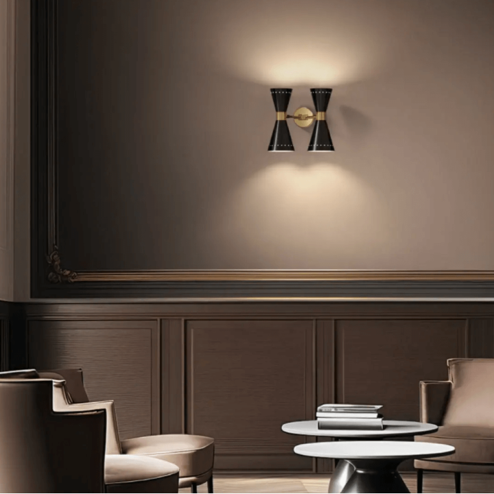 STILNOVO MEGAFONO 9572, 9573 wall lamp 4xE14 up/down