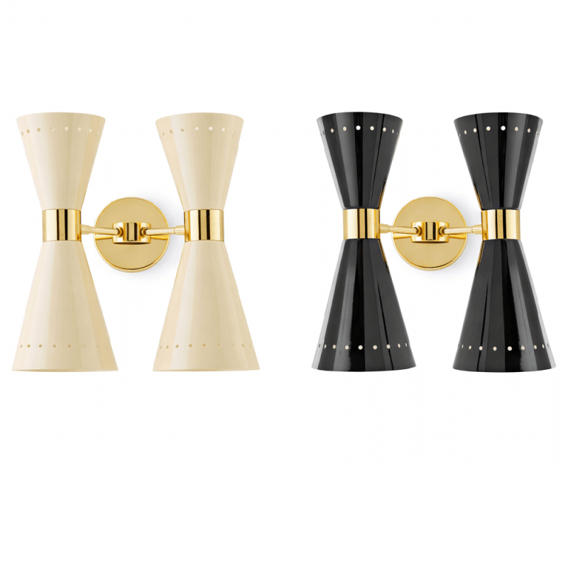 STILNOVO MEGAFONO 9572, 9573 wall lamp 4xE14 up/down