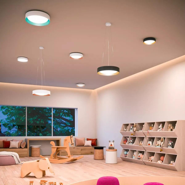 LINEA LIGHT CREW-2 round ceiling 26cm, 33cm, 40cm, 52cm LED 3000K