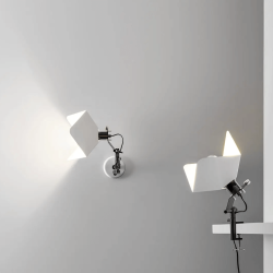 STILNOVO TRIEDRO 8993 adjustable E27 wall lamp, Italian production