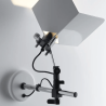 STILNOVO TRIEDRO 8993 adjustable E27 wall lamp, Italian production