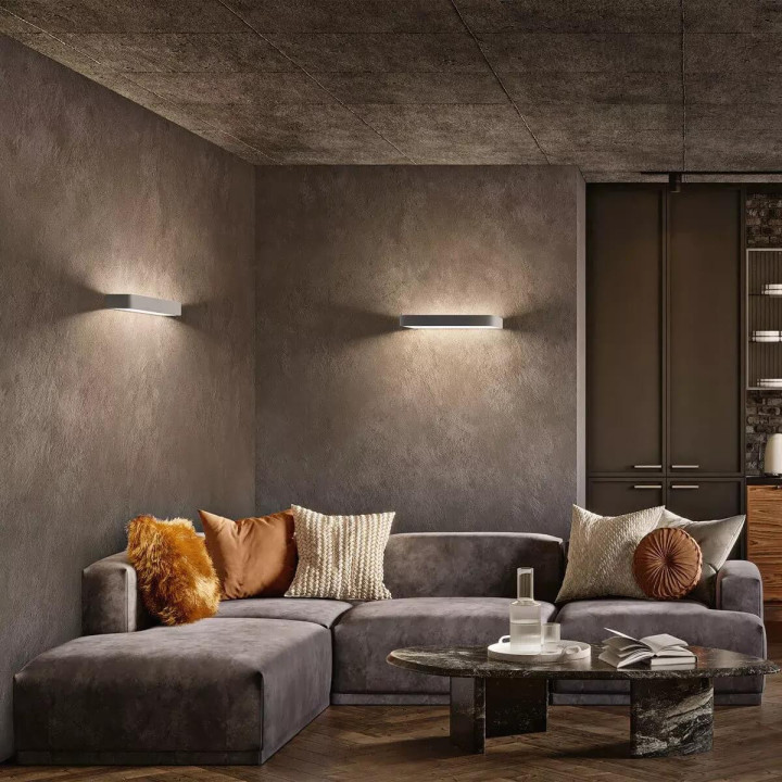 LINEA LIGHT Metal_W 90320, 90322, 90324 kinkiet LED biały, czarny