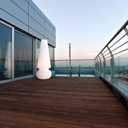 LINEA LIGHT Marge 16000, 16001 garden floor lamp IP65 191cm high