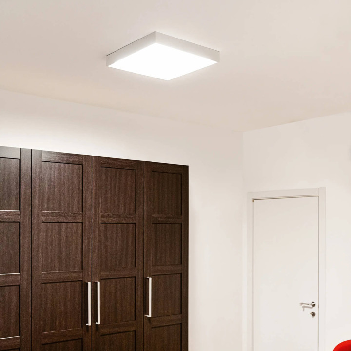LINEA LIGHT BOX SQ 8227/9 white LED ceiling 11cm, 25cm, 41cm, 50cm