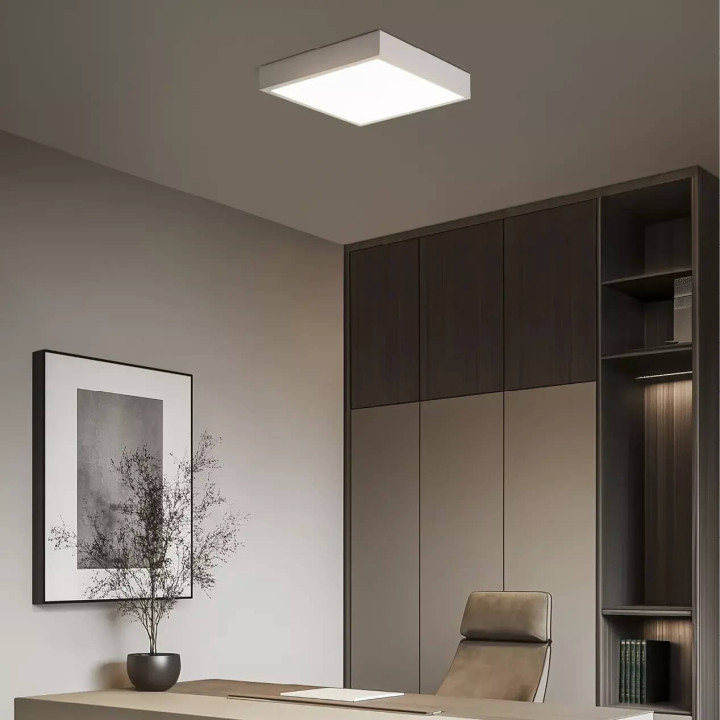 LINEA LIGHT BOX SQ 8227/9 white LED ceiling 11cm, 25cm, 41cm, 50cm