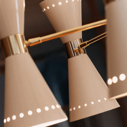 STILNOVO MEGAFONO 9576, 9577 lampa wisząca 6xE14