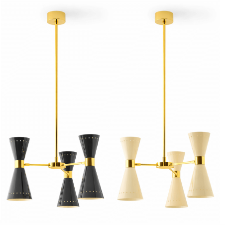 STILNOVO MEGAFONO 9576, 9577 hanging lamp 6xE14