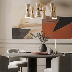 STILNOVO MEGAFONO 9568, 9569 lampa wisząca 12xE14