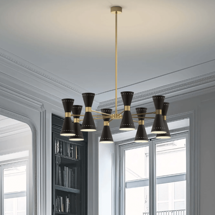 STILNOVO MEGAFONO 9566, 9567 hanging lamp 16xE14