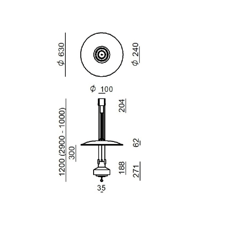 STILNOVO SALISCENDI 9310 9311 9312 adjustable LED pendant lamp 2700K
