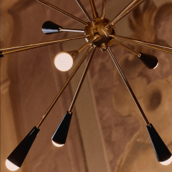 STILNOVO SPUTNIK 9590, 9591, 9592 lampa wisząca 16xE14 3 kolory