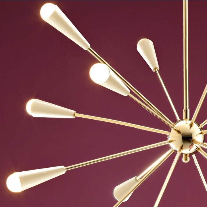 STILNOVO SPUTNIK 9590, 9591, 9592 lampa wisząca 16xE14 3 kolory