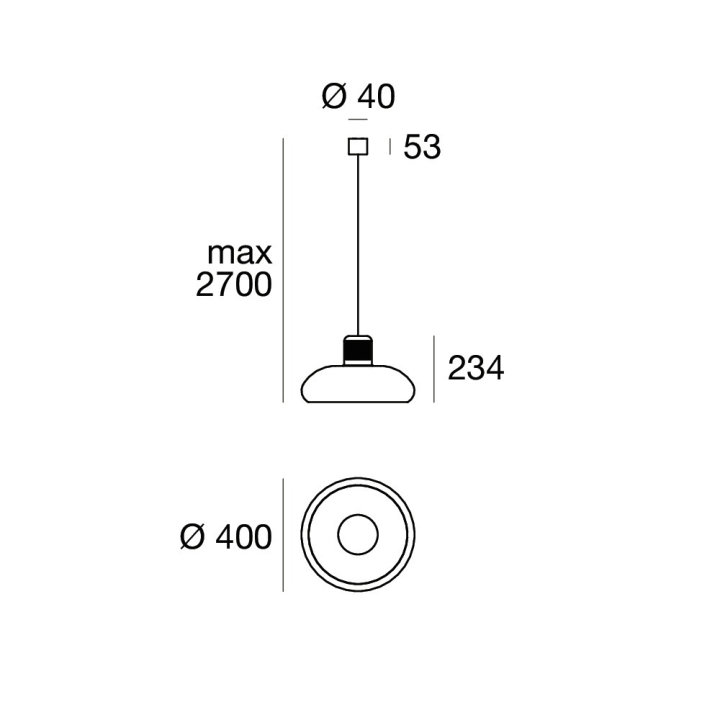 STILNOVO TREPIU 9305, 9306, 9307, 9308 LED pendant lamp 3000K