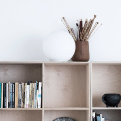 Artemide Castore Dioscuri designer table lamp, white globe 14–42cm