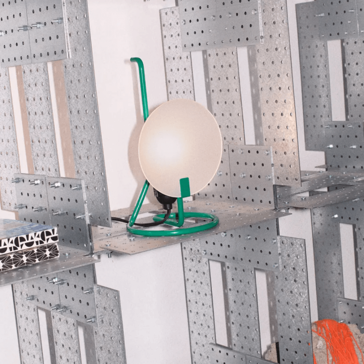 Stilnovo Bugia włoska lampa stołowa retro żar&oacute;wka E27 5 kolor&oacute;w
