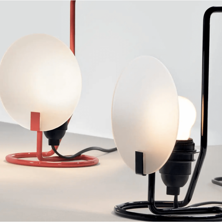 Stilnovo Bugia włoska lampa stołowa retro żar&oacute;wka E27 5 kolor&oacute;w