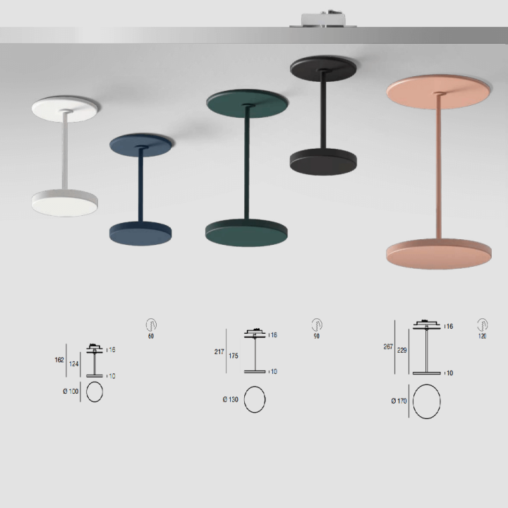 LINEA LIGHT Stilo C podtynkowa oprawa LED 3 rozmiary, 5 kolor&oacute;w