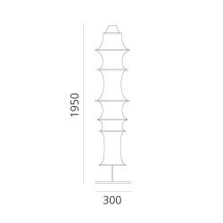 Artemide Falkland Floor DS2040BAR00 lampa podłogowa 195cm