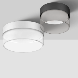 LINEA LIGHT Crumb 90281/2, 90296/7 plafoniera LED szkło