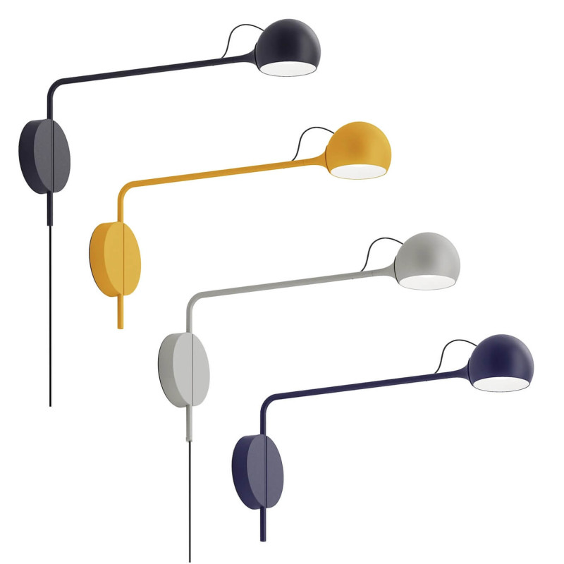 Artemide IXA wall 11130 designerski kinkiet LED 9W 3000K z ramieniem