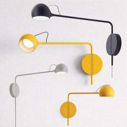 Artemide IXA wall 11130 designerski kinkiet LED 9W 3000K z ramieniem