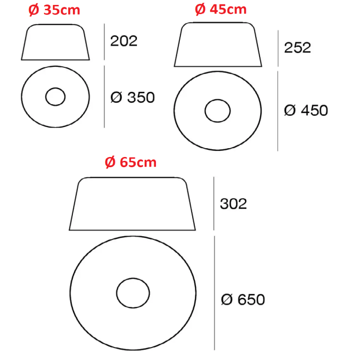 LINEA LIGHT DELFI S lampa natynkowa LED 2700K/3000K 5 kolor&oacute;w