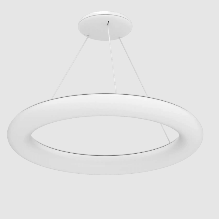 LINEA LIGHT POLO P lampa wisząca LED ring średnica 66/96cm biała