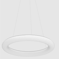LINEA LIGHT POLO P lampa wisząca LED ring średnica 66/96cm biała