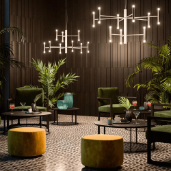 LINEA LIGHT PERLA P lampa wisząca LED 37W/53W 2 rozmiary, 6 kolorów